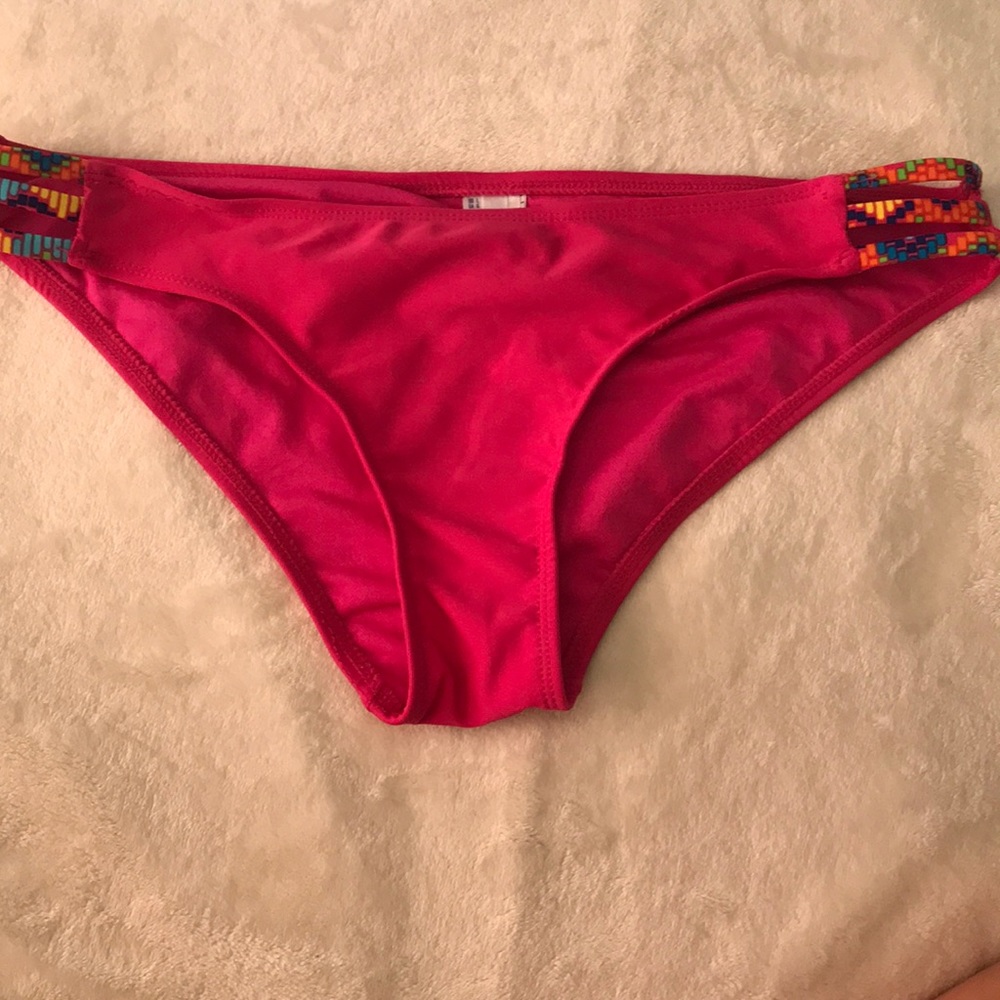 Pink bikini bottoms